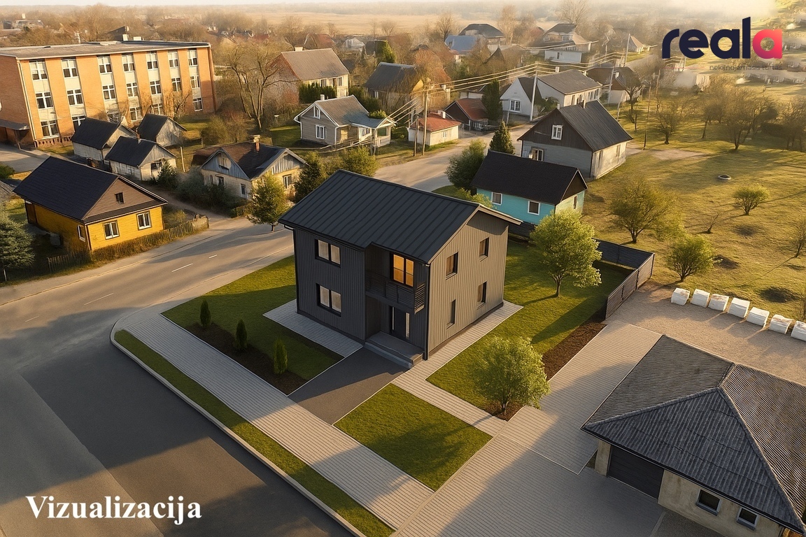 Parduodamas namas Žaslių g., Žiežmariuose, 226.29 kv.m ploto, 2 aukštai