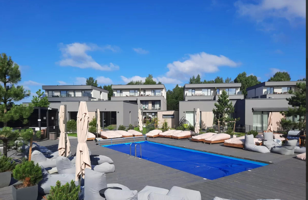 Kompaktiškas STUDIO tipo būstas 1aukšte  su TERASA ir PARKINGO vieta  – "Mano Jūra 2" projekte