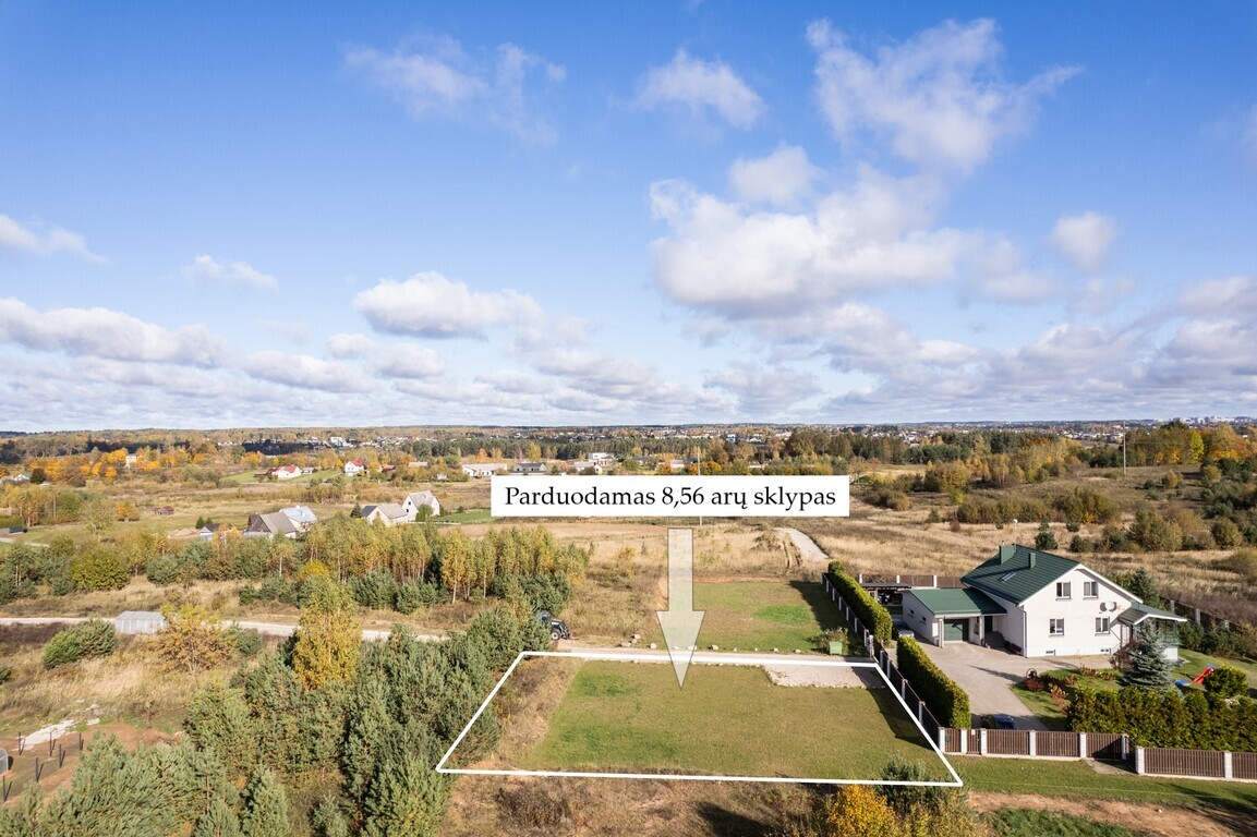 Parduodamas sklypas Žintų g., Pilaitėje, Vilniuje, 8.56 a ploto