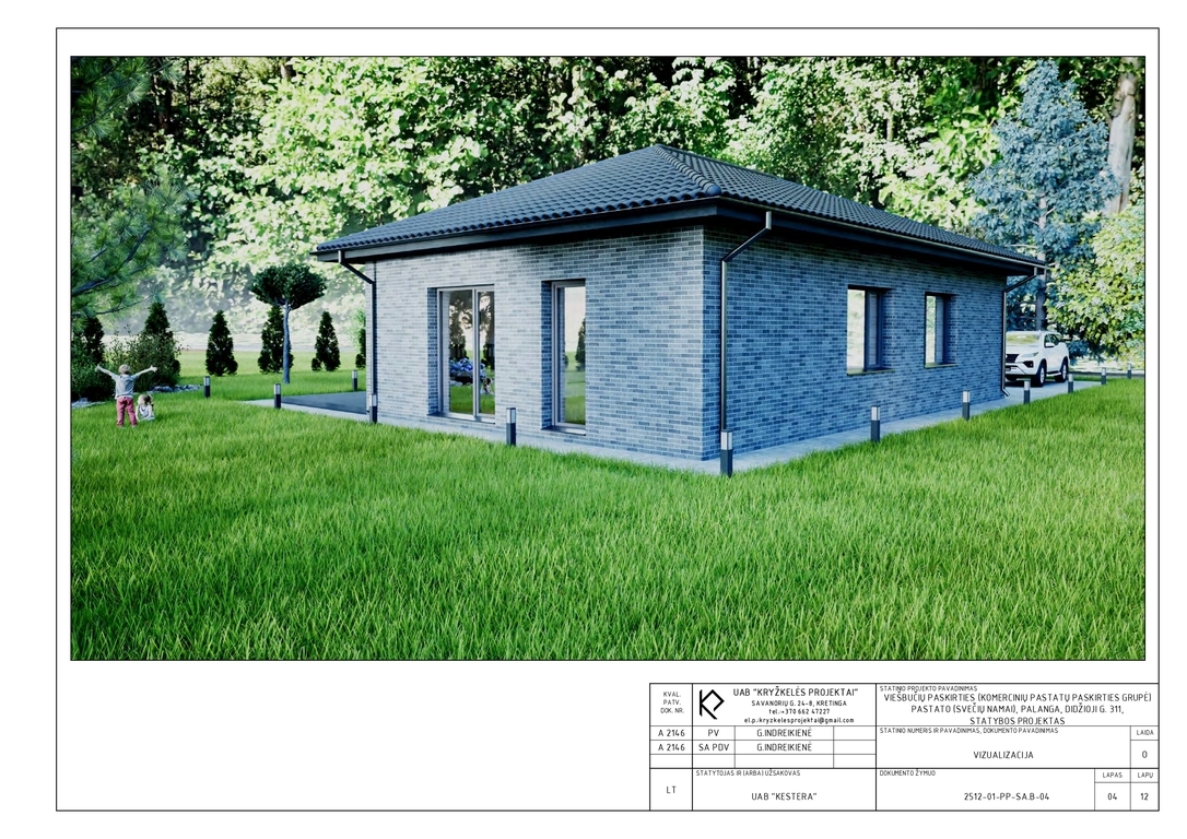 Parduodamas namas Didžioji g., , Palangoje, 119,14 kv.m ploto