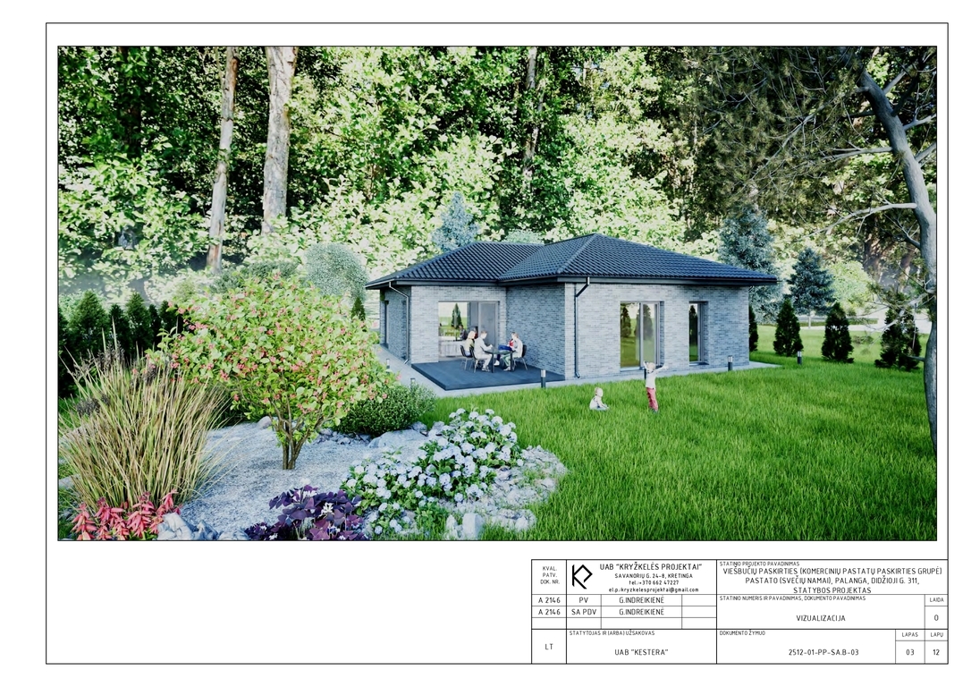 Parduodamas namas Didžioji g., , Palangoje, 119,14 kv.m ploto