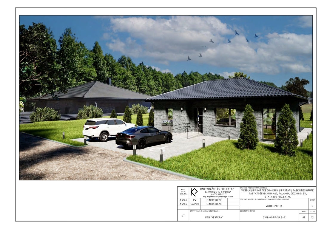 Parduodamas namas Didžioji g., , Palangoje, 119,14 kv.m ploto