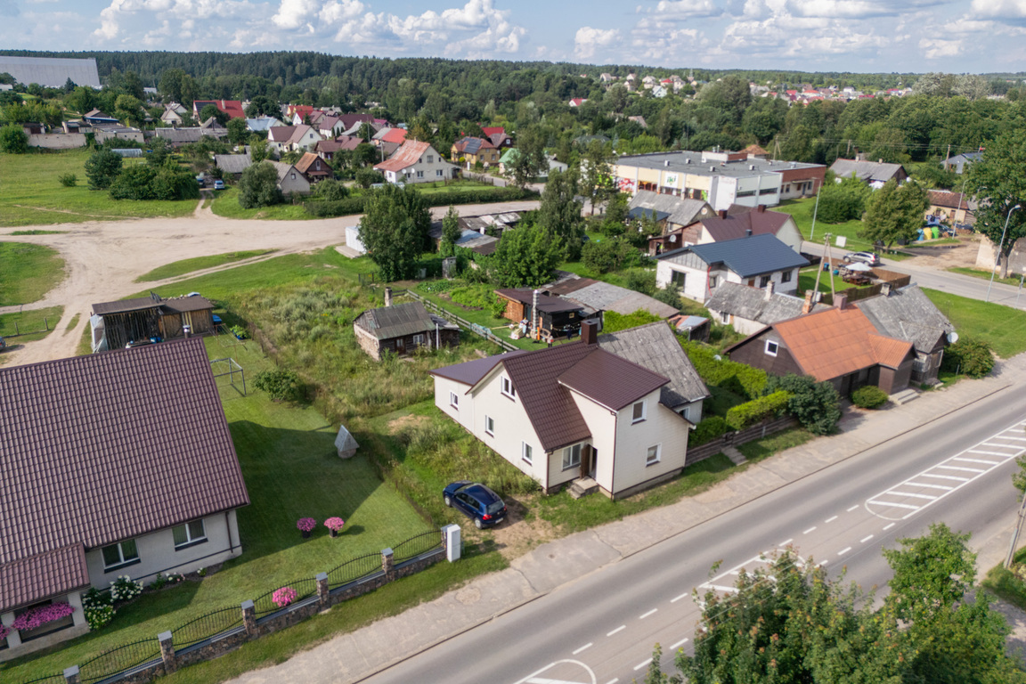 Parduodamas namas Vilniaus g., Pabradėje, 60 kv.m ploto, 2 aukštai