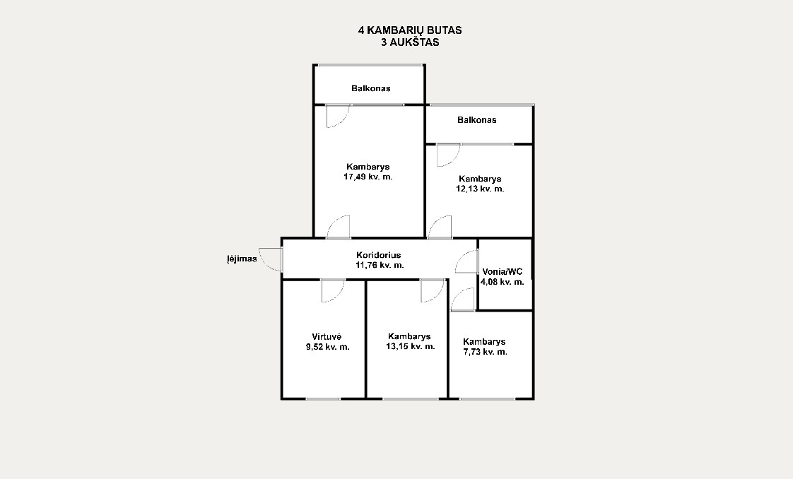 Butas, Parko g., Panevėžio m.