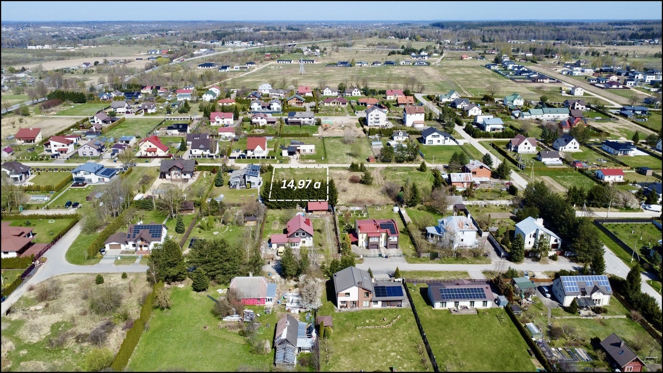 Parduodamas sklypas Žalioji g., Skaidiškių mst., Vilniaus r. sav., 14.97 a ploto