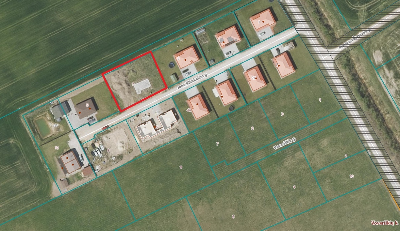 Parduodamas sklypas Jono Klimkaičio g., Voveriškių k., 11.92 a ploto