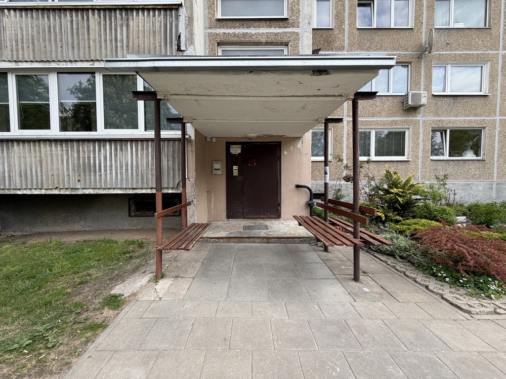 Parduodamas 1 kambario butas Naujemiestyje.