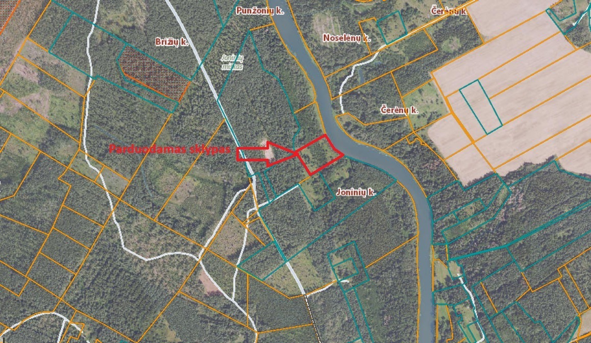 Parduodamas sklypas Joninių k., 170.17 a ploto
