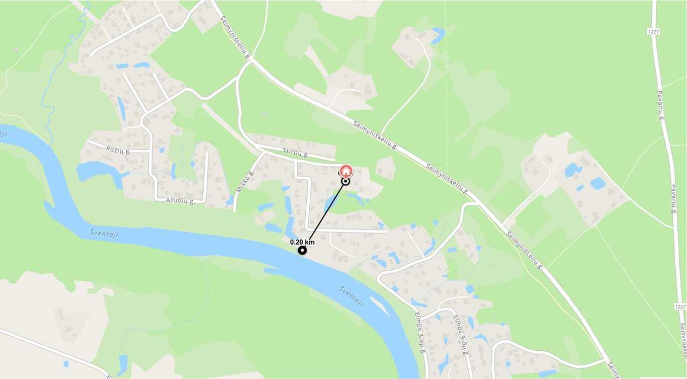 Namas, Vyšnių g., Šeimyniškėlių k.