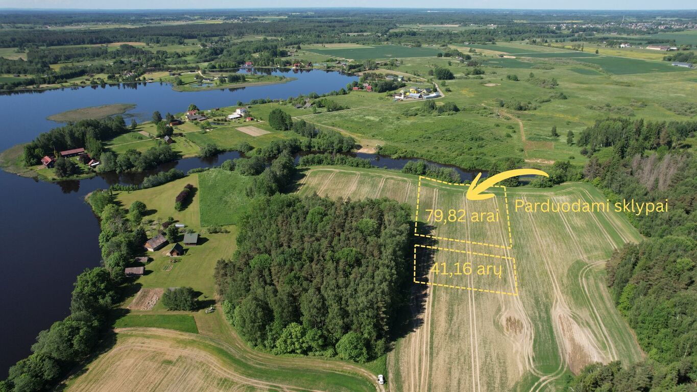 Parduodamas sklypas  Bajorų k., Širvintų r. 120.098 a ploto