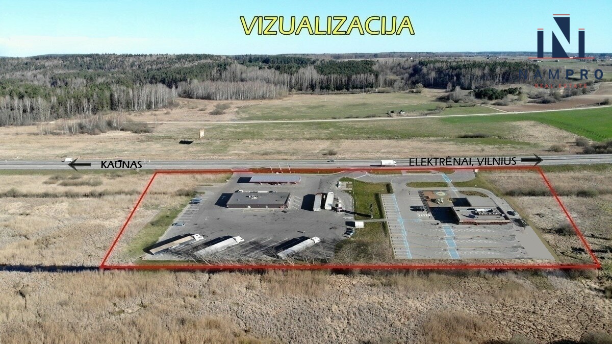 Elektrėnų sav. , Kloninių Mijaugonių k., Klonių g 22, parduodamas 2,7561 ha ploto komercinės paskirties sklypas
