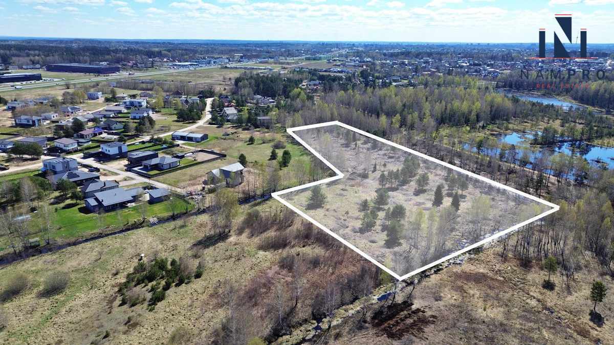 Vilniaus rajone, Raisteniškėse, parduodamas 2 ha sklypų masyvas namų statybai