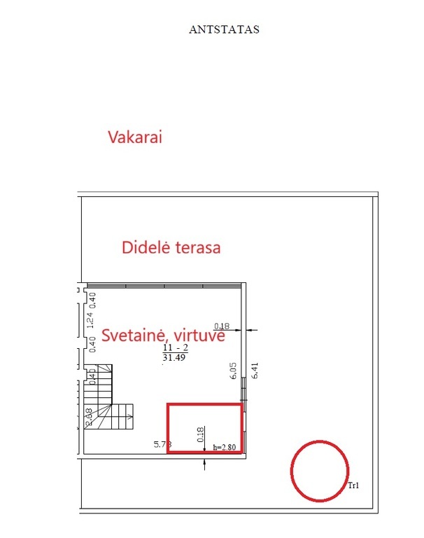 Parduodamas butas Vytauto g., , Palanga, 72.27 kv.m ploto