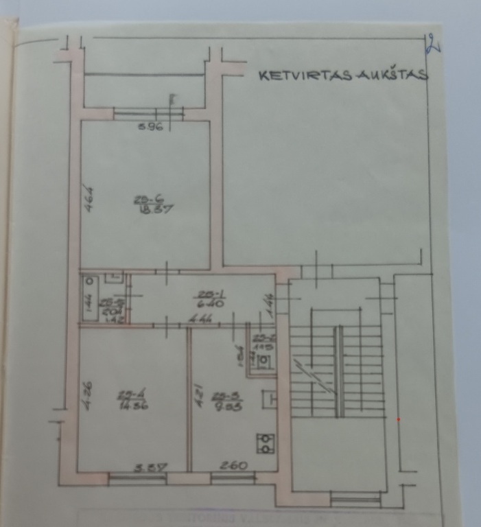 Parduodamas butas Smiltelės g., Alksnynėje, Klaipėda, 51.85 kv.m ploto