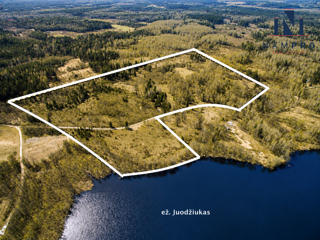 Trakų r., Petrauskų k., prie Juodžiuko ež., parduodamas 12.0376 ha ploto sklypas