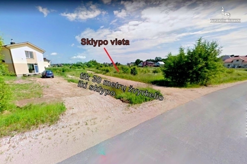 Parduodamas sklypas Vilnius, 6 a ploto