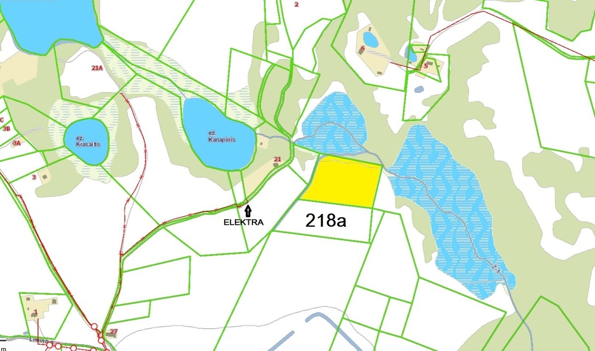 Parduodamas sklypas Murališkiai, 218 a ploto