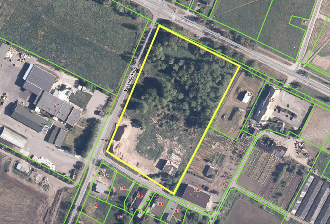 Parduodamas sklypas Verslininkų g., Vydmantai, 244.68 a ploto
