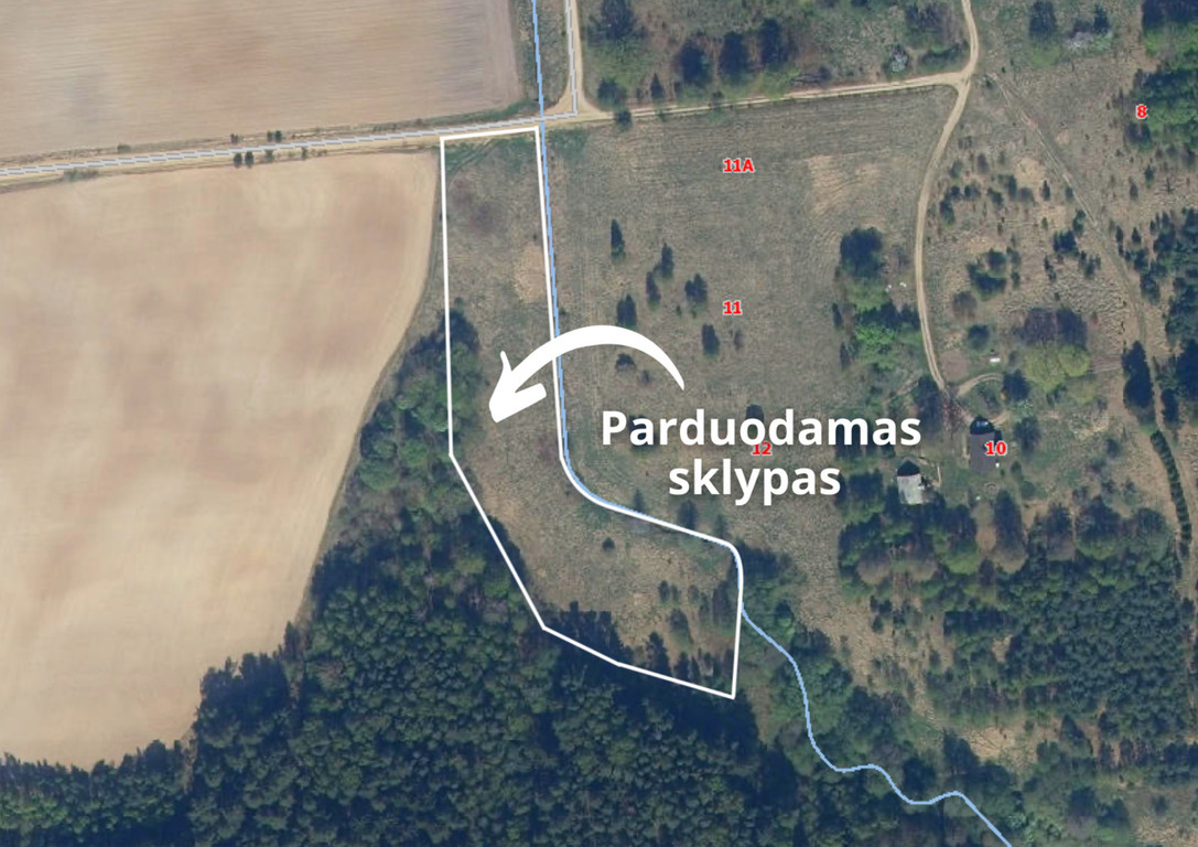 Parduodamas sklypas Draučiai, 84 a ploto