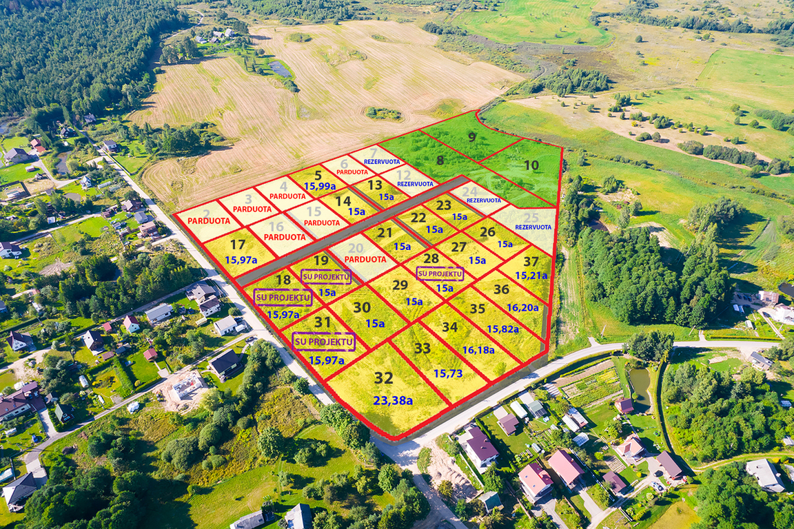 Parduodamas sklypas Brinkiškės, 15 a ploto