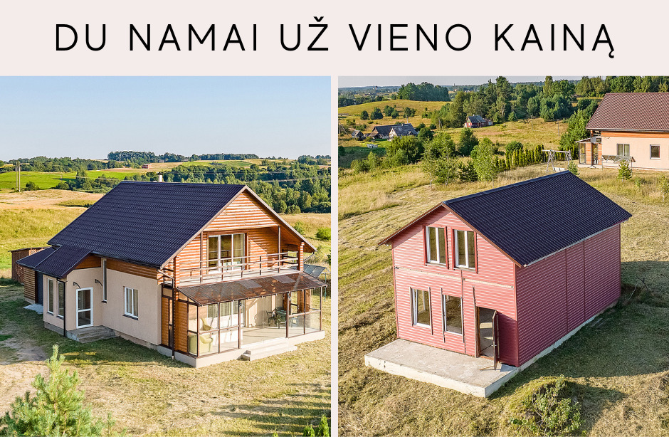 Parduodamas namas Ąžuolų g., Šadubalis, 174 kv.m ploto, 2 aukštai