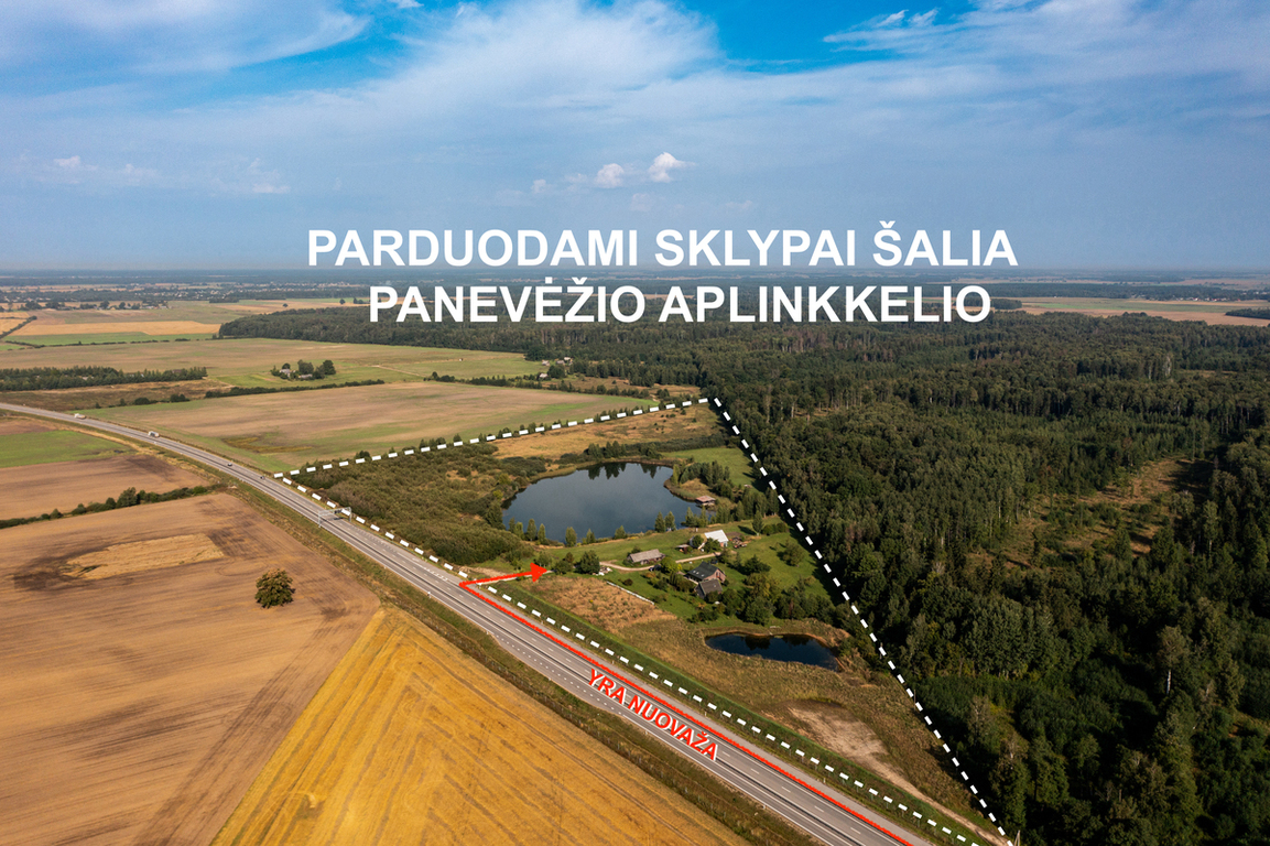 Parduodamas sklypas Šeškai, 1325.2 a ploto