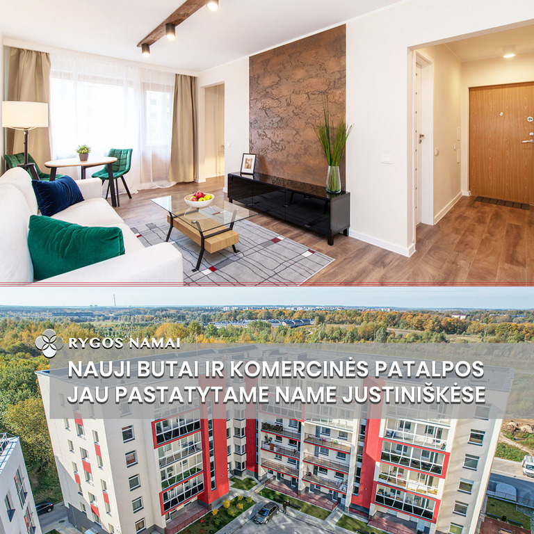Parduodamas butas Rygos g., Justiniškėse, Vilnius, 100 kv.m ploto, 4 kambariai