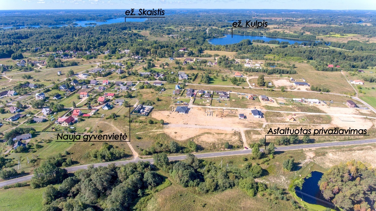 Parduodamas sklypas Grigiškių g., Kiemeliškės, 9.65 a ploto