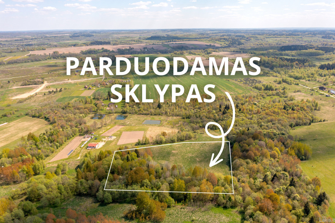 Parduodamas sklypas Lukšinė, 253.46 a ploto