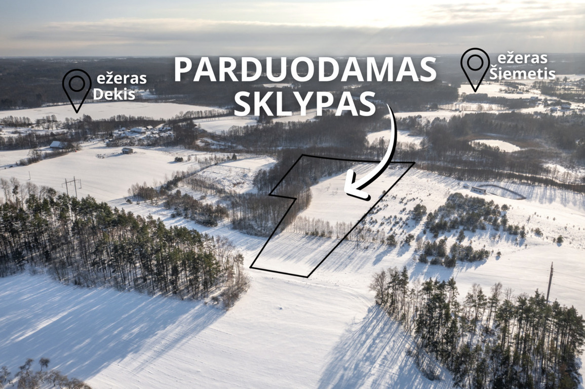 Parduodamas sklypas Vilūniškės, 393.98 a ploto
