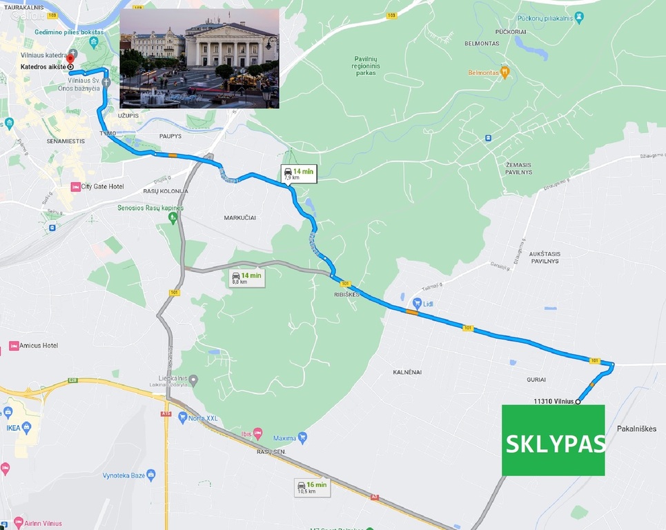 Parduodamas sklypas Pakalniškės, 9.64 a ploto