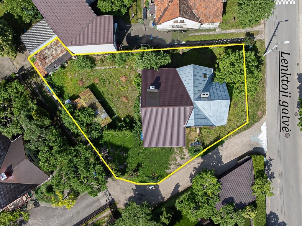Parduodamas sklypas Lenktoji g., Žvėryne, Vilnius, 6.2 a ploto