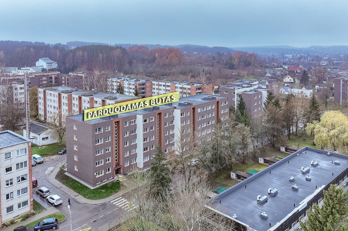 Parduodamas butas Statybininkų g., Anykščiai, 70 kv.m ploto, 4 kambariai