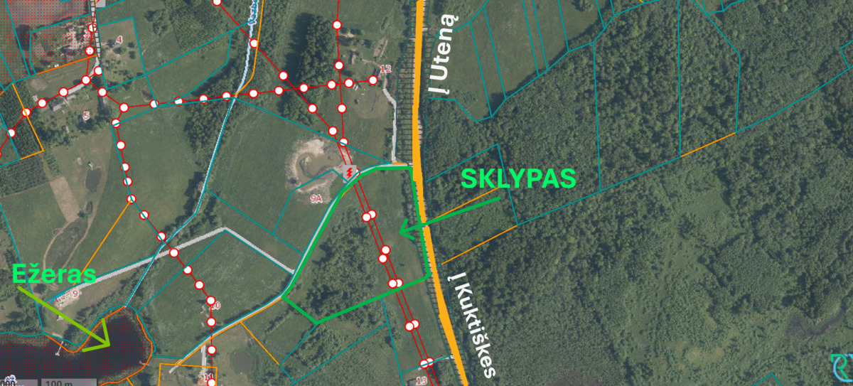 Parduodamas sklypas Kimėnai, 386 a ploto