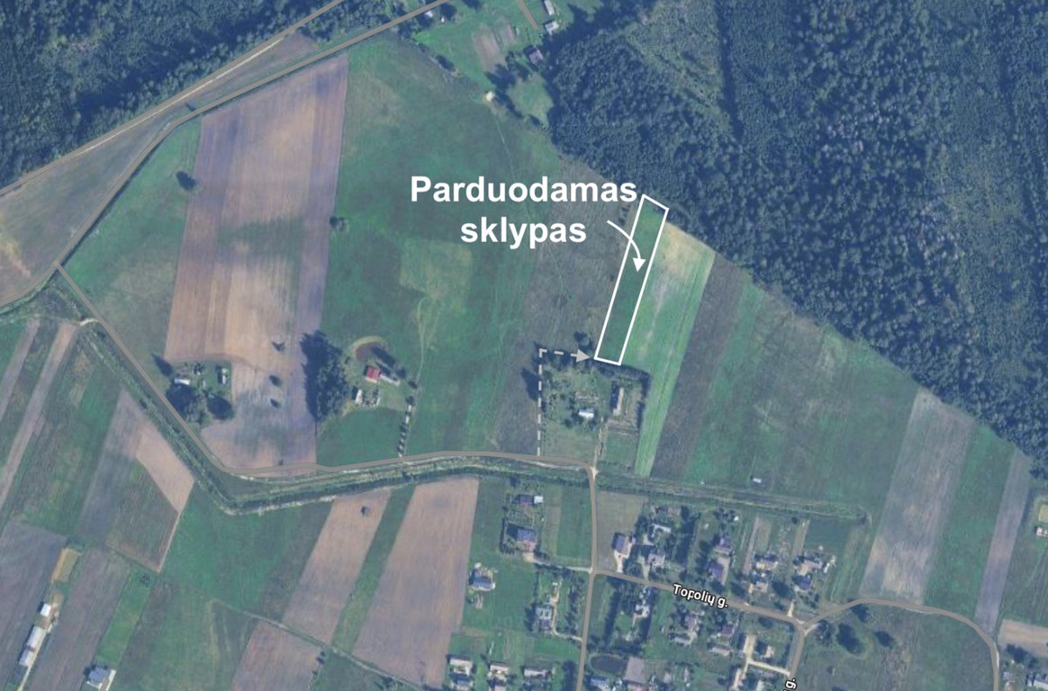 Parduodamas sklypas Trakiškis, 54 a ploto