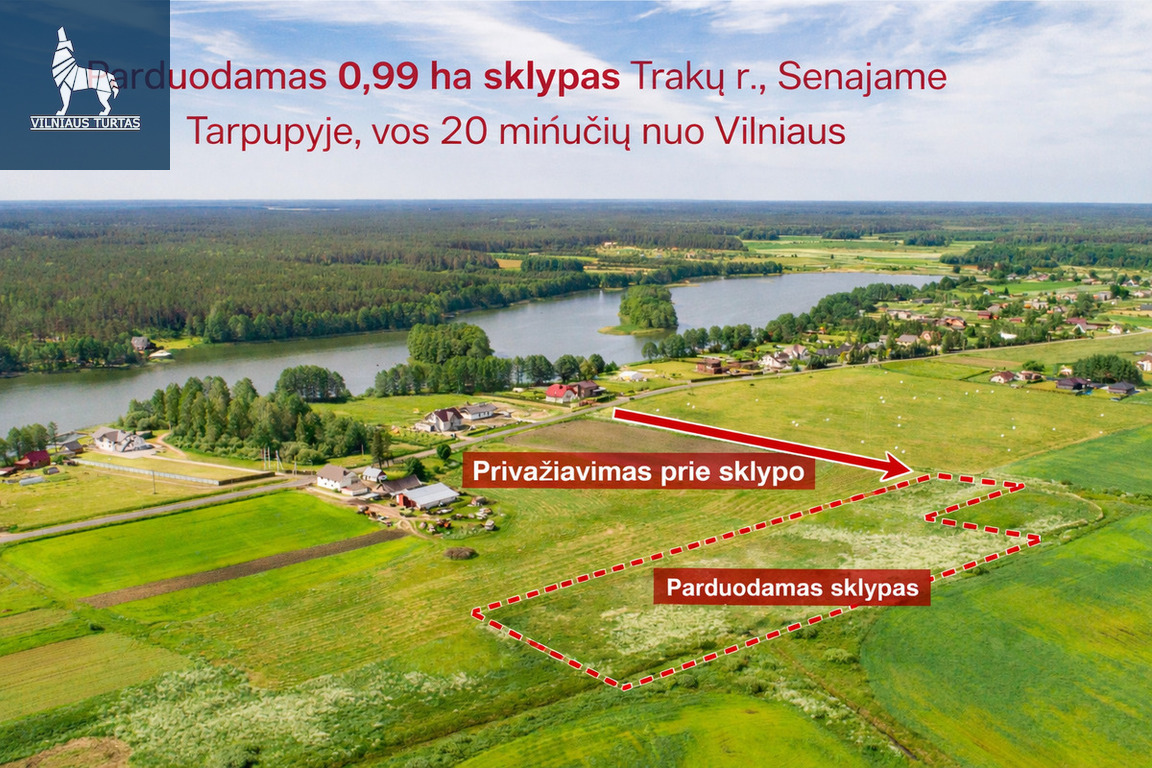 Parduodamas sklypas Senasis Tarpupis, 99 a ploto
