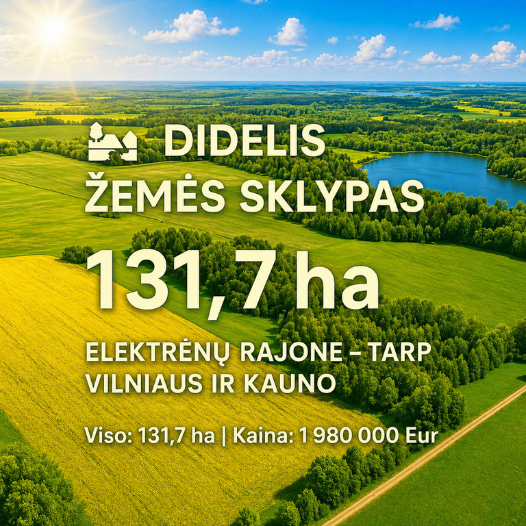 Parduodamas sklypas Elektrėnai, 13170 a ploto