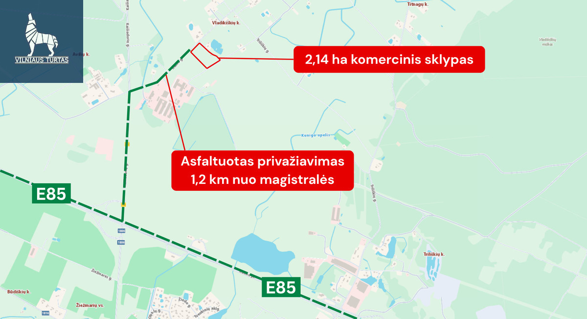 Parduodamas sklypas Kalno g., Vladikiškės, 214 a ploto