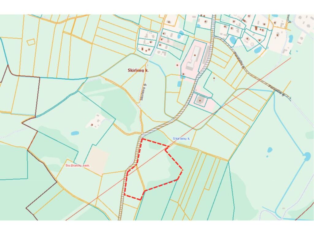 Parduodamas sklypas Skirlėnai, 78 a ploto