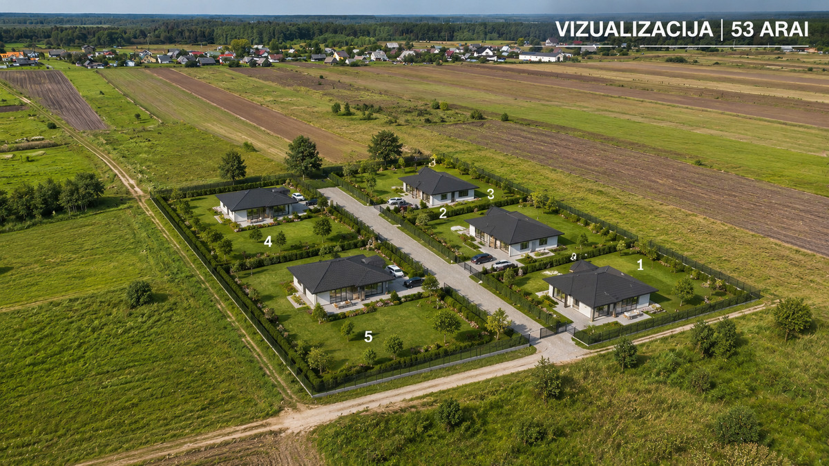 Parduodamas sklypas Gulbių g., Papiškės, 53.43 a ploto