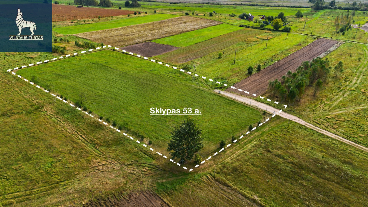 Parduodamas sklypas Gulbių g., Papiškės, 53.43 a ploto