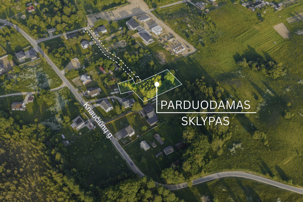 Parduodamas sklypas Knygnešių g., Pilaitėje, Vilnius, 25.75 a ploto
