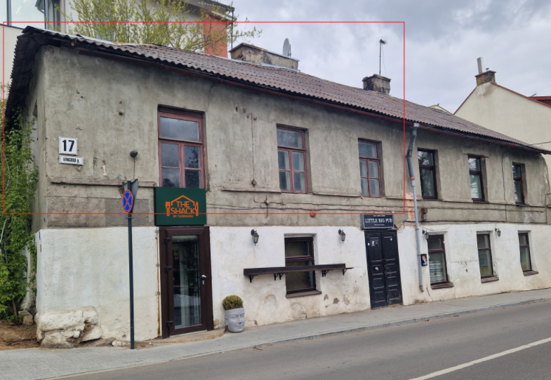 Parduodamas butas Vingrių g., Senamiestyje, Vilnius, 57.47 kv.m ploto, 2 kambariai