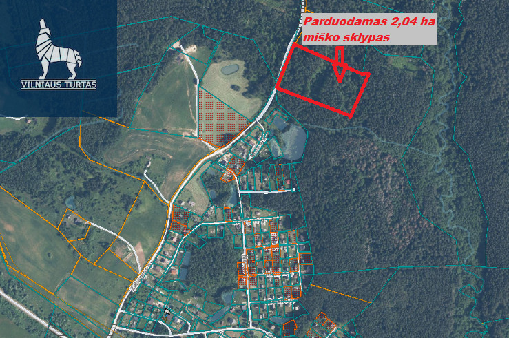 Parduodamas sklypas Medžiolai, 204 a ploto