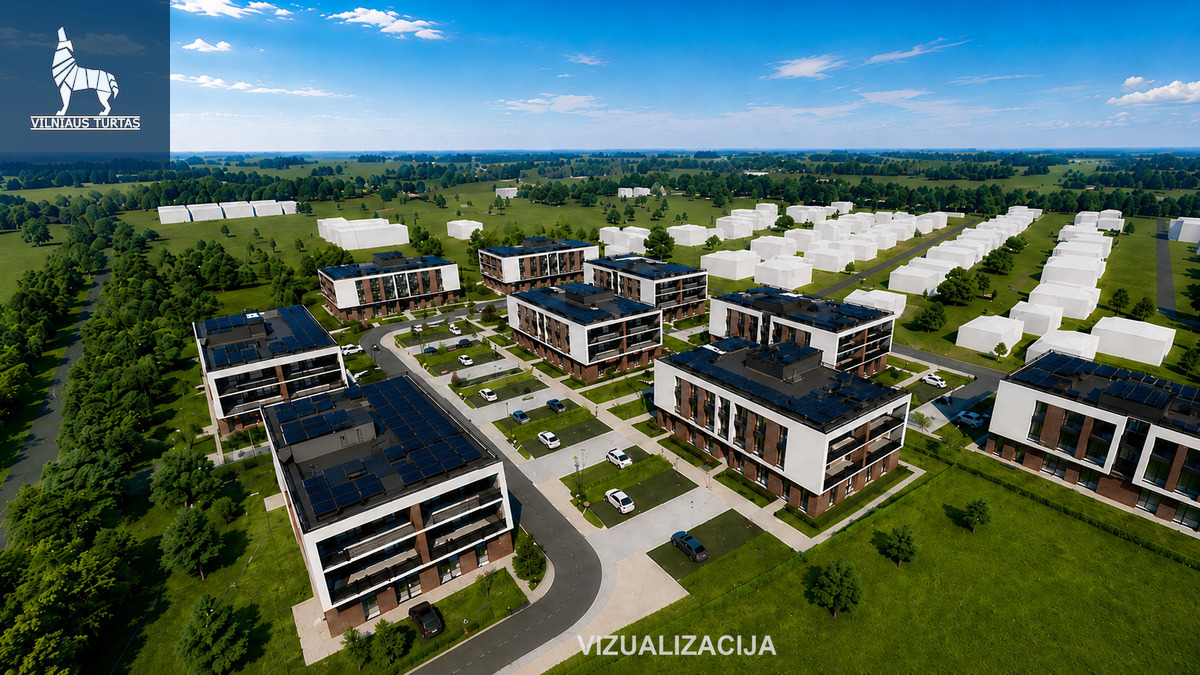 Parduodamas butas Rasytės g., Trušeliai, 43.13 kv.m ploto, 3 kambariai