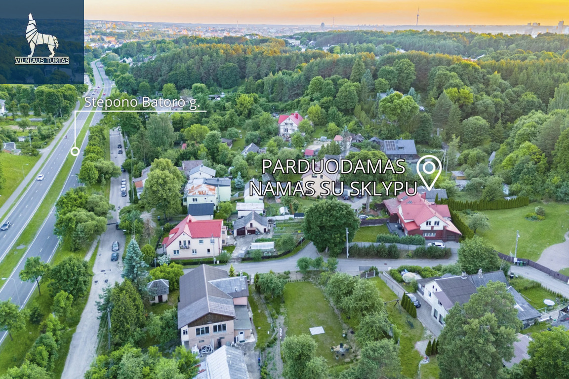Parduodamas namas Stepono Batoro g., Antakalnyje, Vilnius, 53.34 kv.m ploto, 1 aukštai