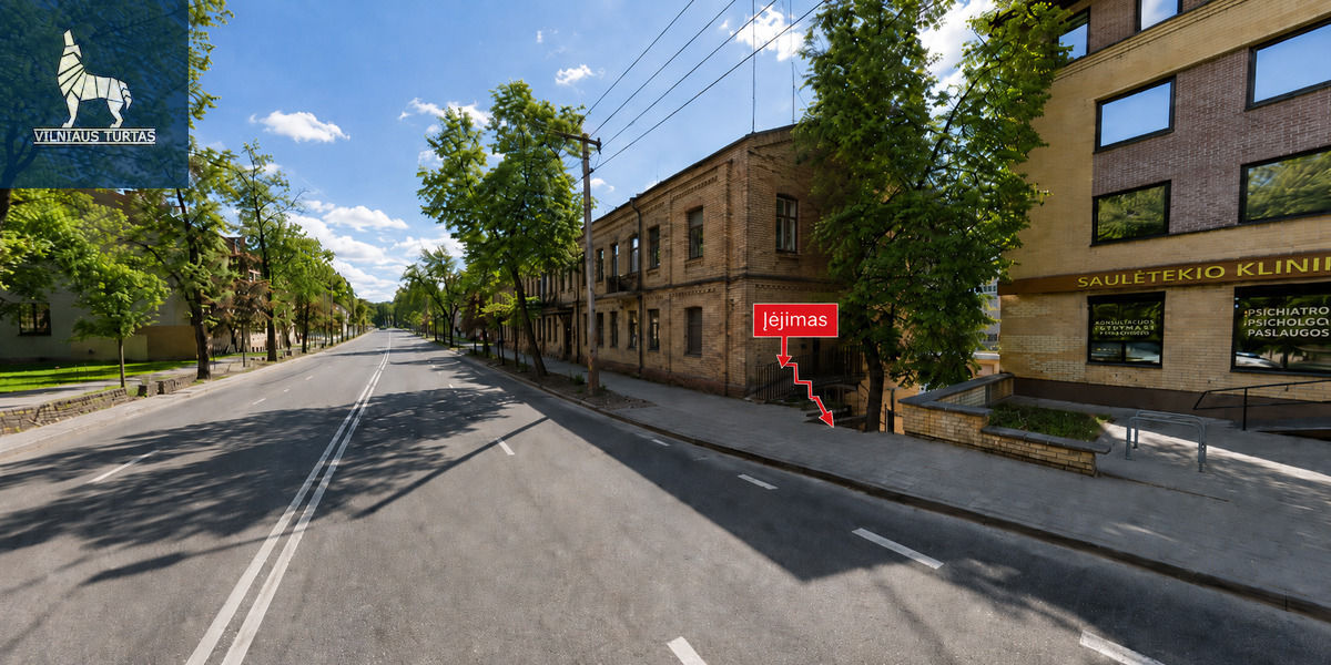 Nuomojamos patalpos Antakalnio g., Vilnius, 43.56 kv.m ploto