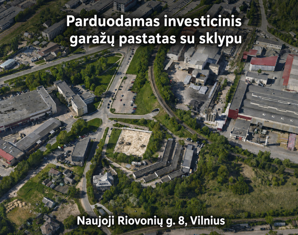 Parduodamos patalpos Žemuosiuose Paneriuose, Vilnius, 3745 kv.m ploto