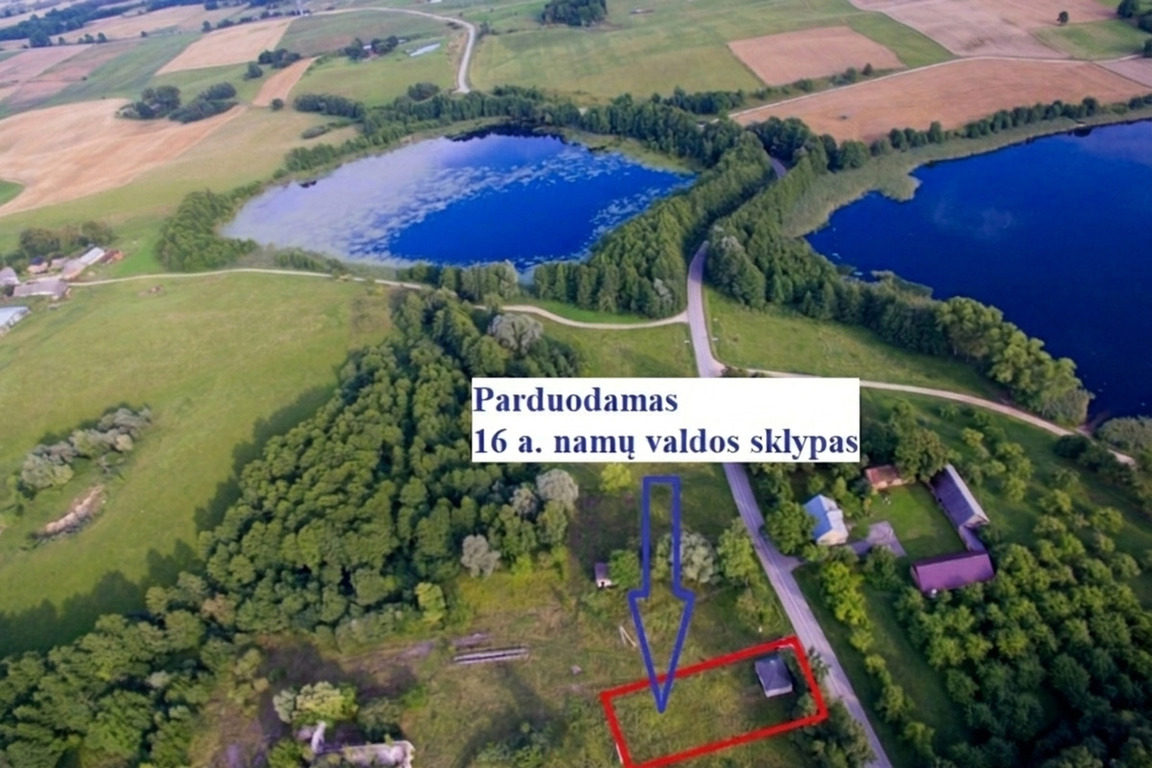 Parduodamas 16 a Namų valdos sklypas Kalvarijos sav.