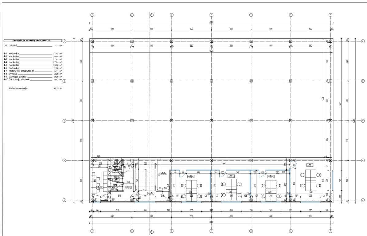 2 070 M² PROJEKTAS | GAUTAS STATYBOS LEIDIMAS
